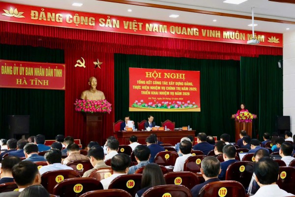 Hà Tĩnh quyết tâm hoàn thành và vượt mức các chỉ tiêu kinh tế – xã hội năm 2026
